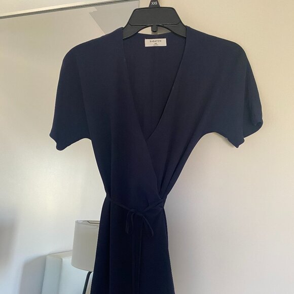 Babaton Wallace Dress Navy - Picture 2 of 3